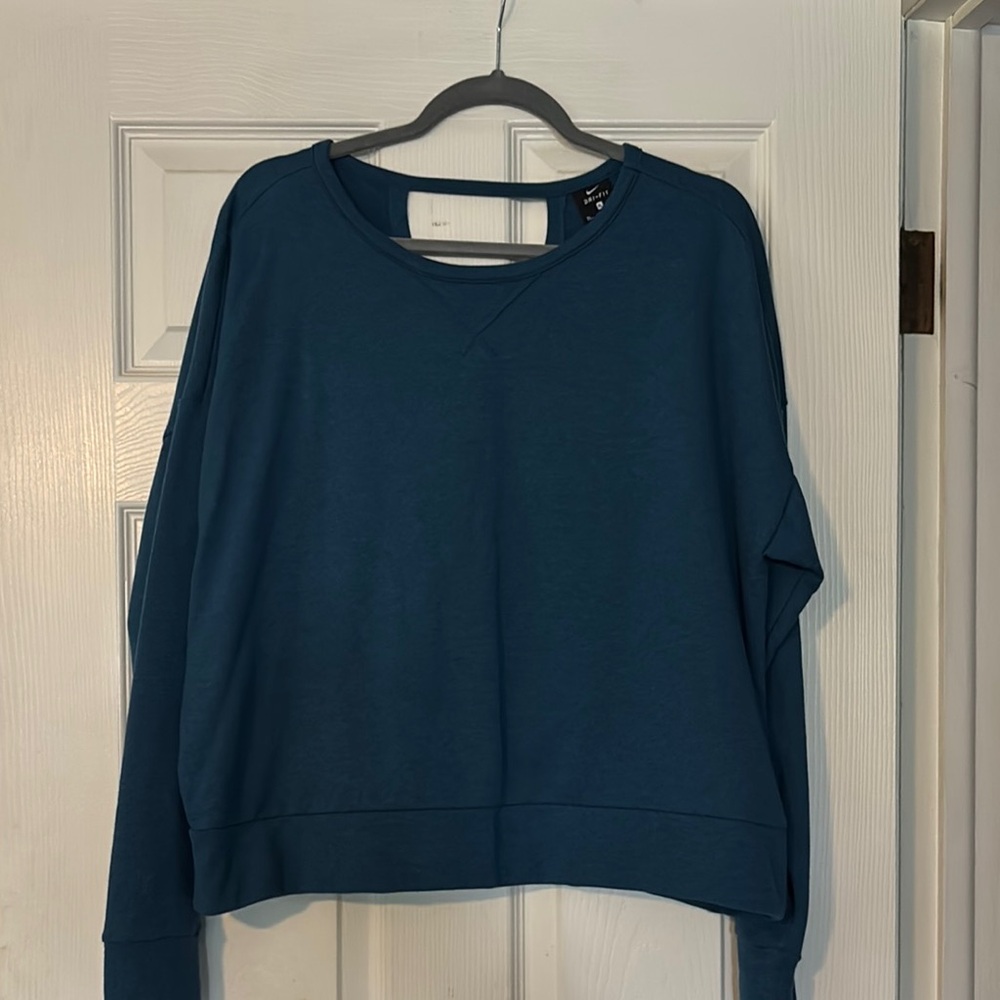 Nike Dri-FIT Teal XL SweatShirt with open back